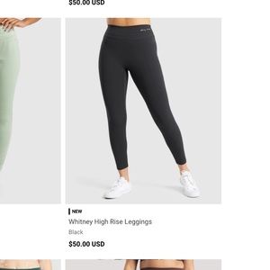 Whitney Simmons x Gym shark high rise legging